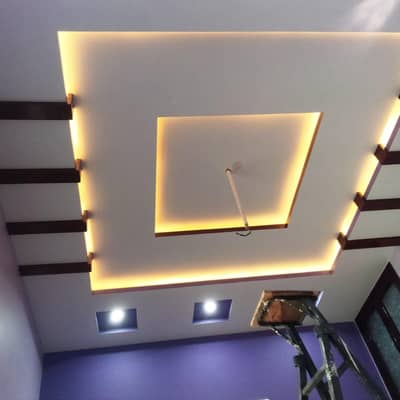wood ceiling/ wpc celing/ pvc celing/gypsum celing/pop celing/