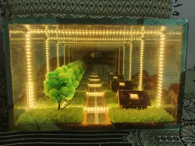 Infinity illusion wall frame