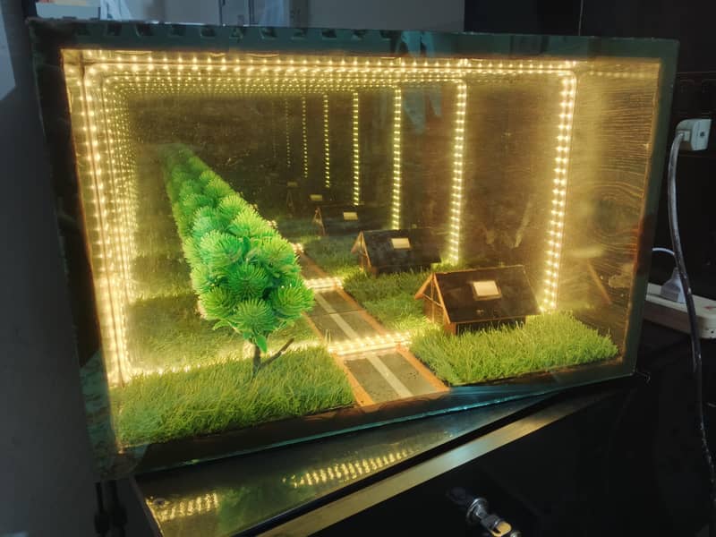 Infinity illusion wall frame 2