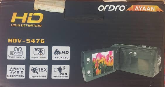 16MP Digital Video Camera | 16X Zoom | Full HD Recording