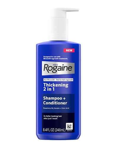 ROGAINE® Hair Thickening 2 in 1 Shampoo + Conditioner1