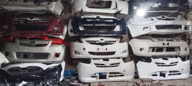 All car Japnease and local bumpers and fender ,front grill vitz,city,a