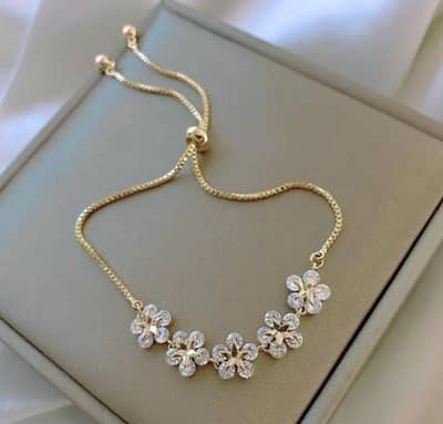 1 pcs gold plated rhineostone bracelet