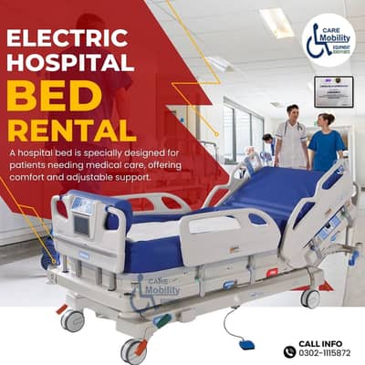 Electric Hospital Bed Patient Electric Bed Medical Bed for RENT