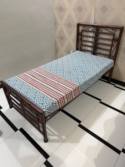 2 Iron Single Bed