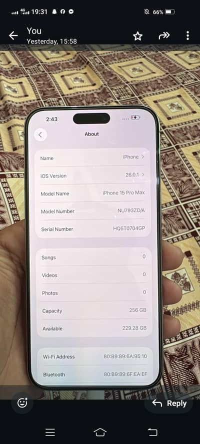 iPhone 15 promax original date cable