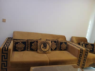 6 seater sofa with cntr table