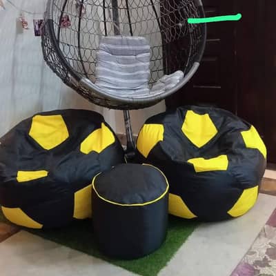 Pack of 3 Xxl bean bag adult size