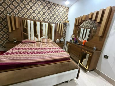 3 peace room set with curtain.