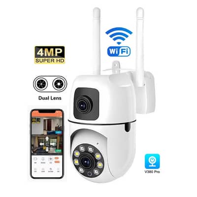Dual Lens Wifi Camera - V380Pro