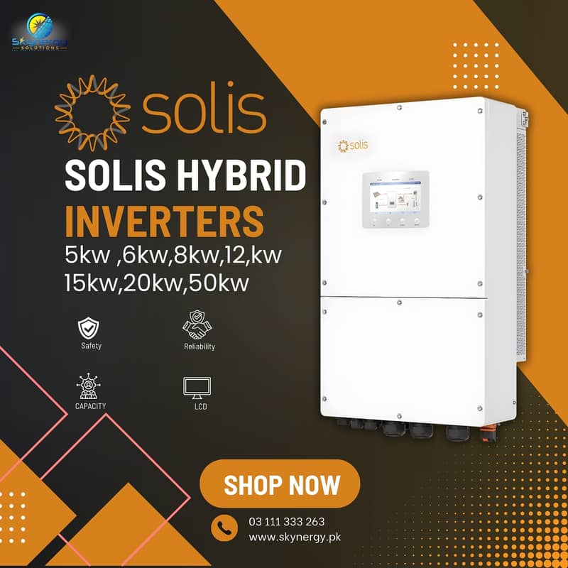 Solis Hybrid Inverters 5kw ,6kw,8kw,12,kw,15kw,20kw,50kw Solis Hybrid ...