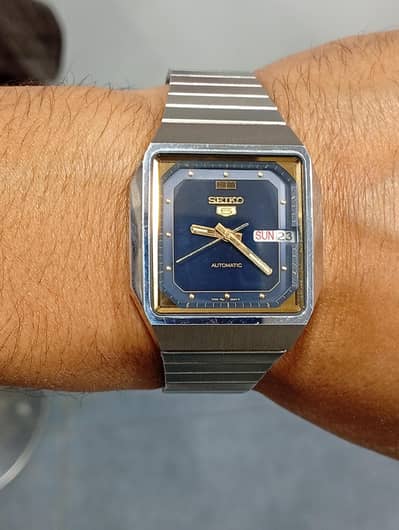 Seiko square automatic watch
