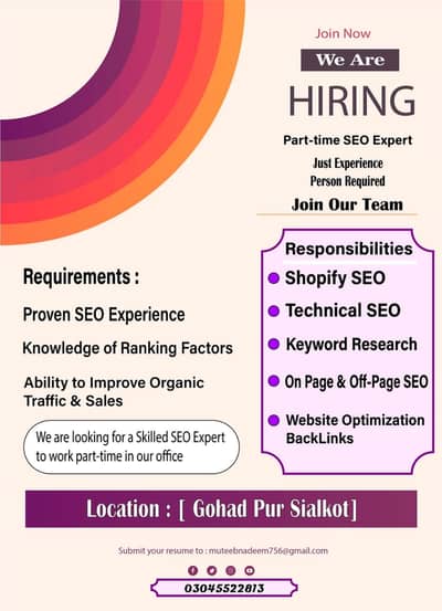 Expert for seo