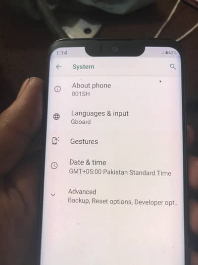 Aquos zero non pta 4/128 gaming phone