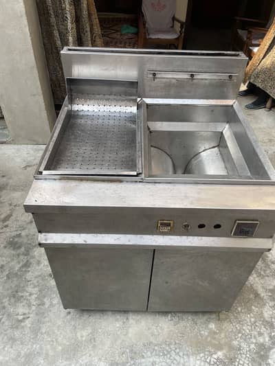 Double basket automatic fryer for sell