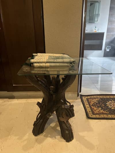 Heavy Wood Two Coffee Tables