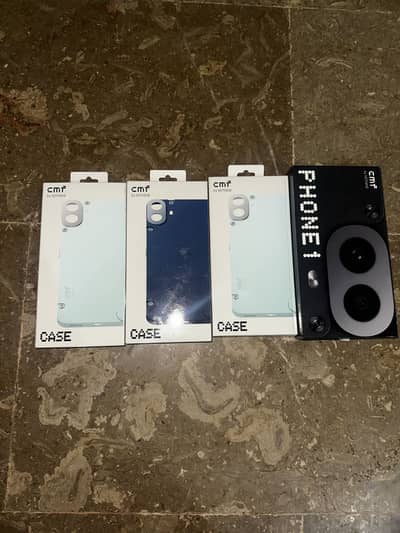 Cmf phone 1 complete box with 3 back different colour