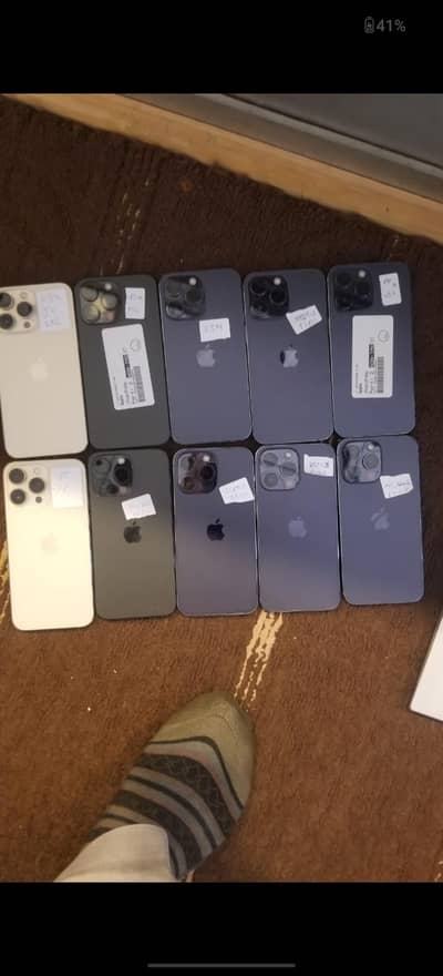 iPhone 14pro max 10 by 9.5 condition JV Bettery health 81 to 89 256gb