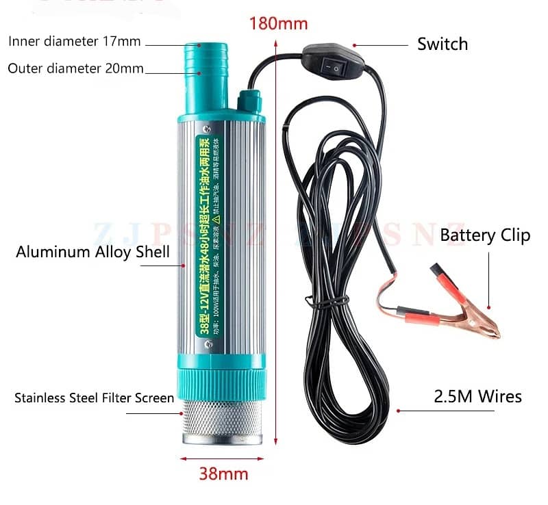 12Volt DC Water Pump 1