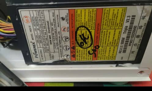 500w psu 7months use