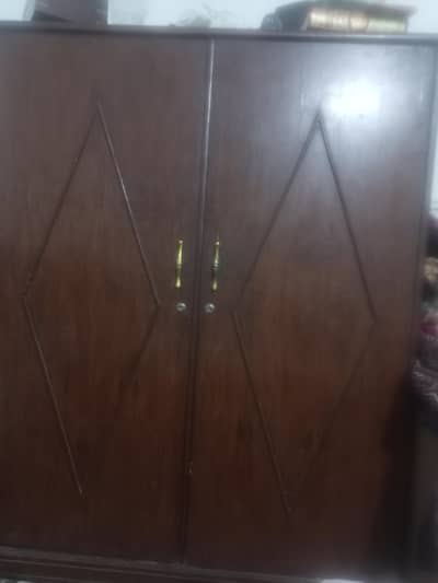 Double hangings sides wardrobe