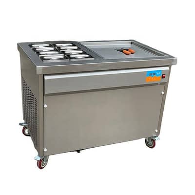 Rolls ice cream imported machine,tawa ice cream imported machine
