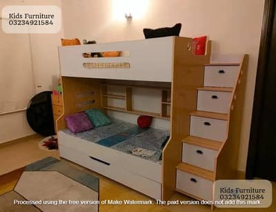 Bunk bed | Kid wooden bunker bed | Baby bed | Double bed | Triple bed