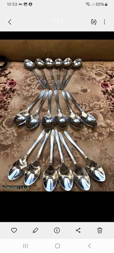 stainless steel spoon available for sale