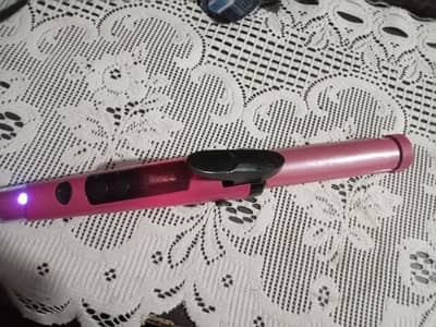 Pink Hair Straightener/ Curler - Fully Functional