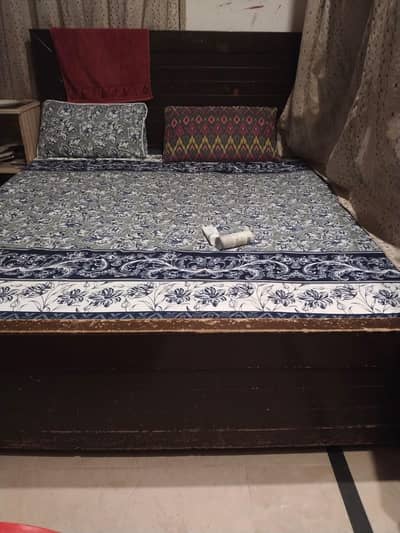 Double bed without mattress only bed