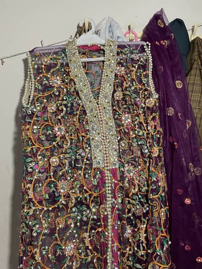 Maxi dress with duppata