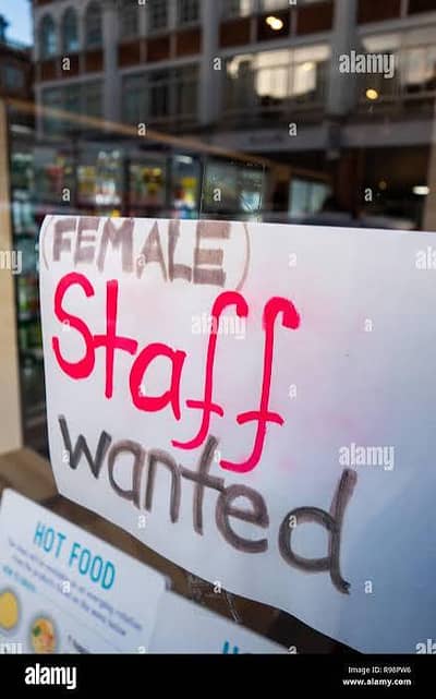 We Are Hiring Fresh Female Staff