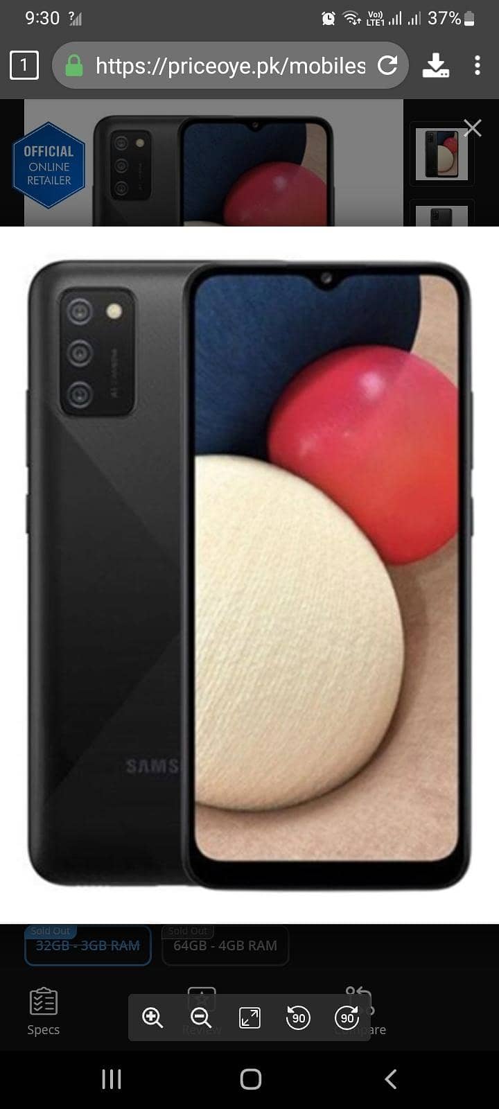 Samsung Ao2s 4gb 64gb box only sath hai panel tota hai - Mobile Phones ...