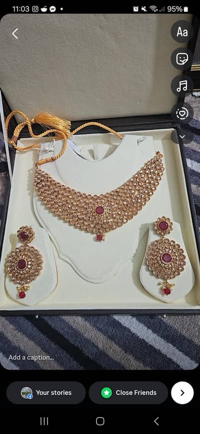 bridal jewellery set