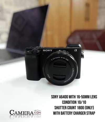 Sony A6400 With 16-50mm lens