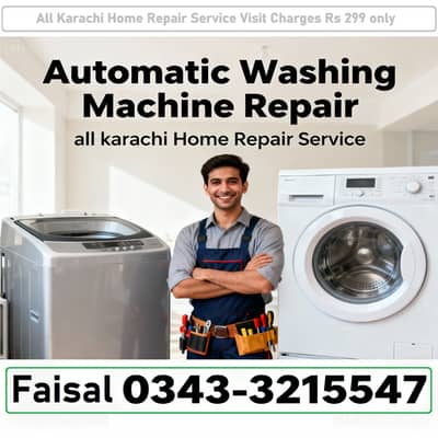 Automatic Washing Machine Repair SAMSUNG DAWLANCE HAIER LG PEL ORIENT
