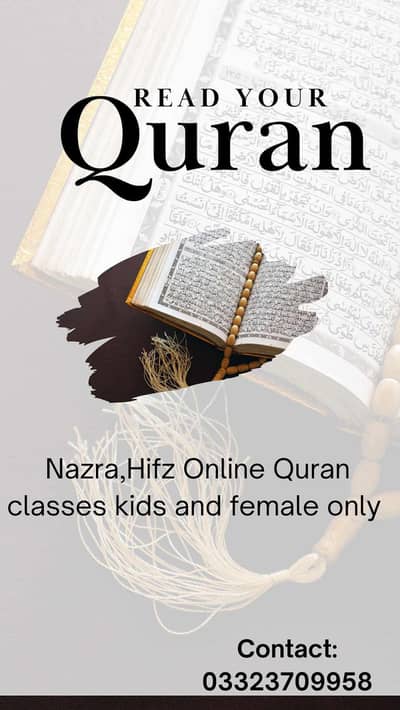 ASalam alaikum I am hafiza online Quran teacher kids and female only