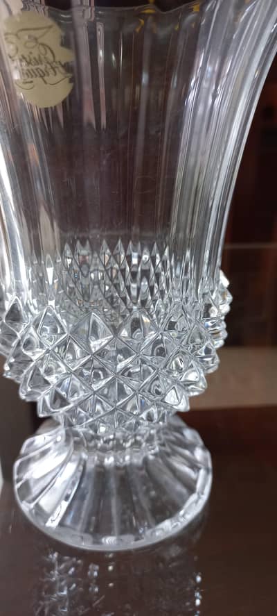 Imported Crystal  Vase  showpiece