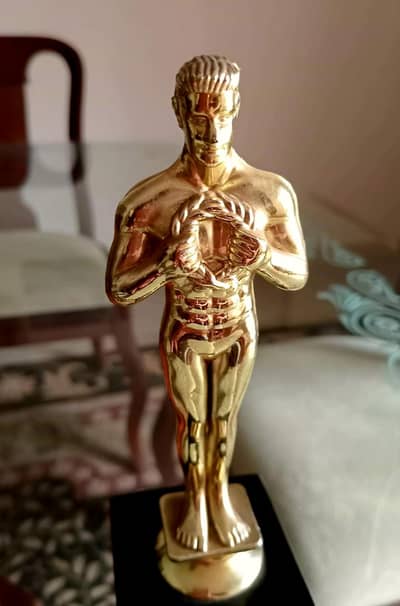 Decorative Golden Trophy or reward Statue