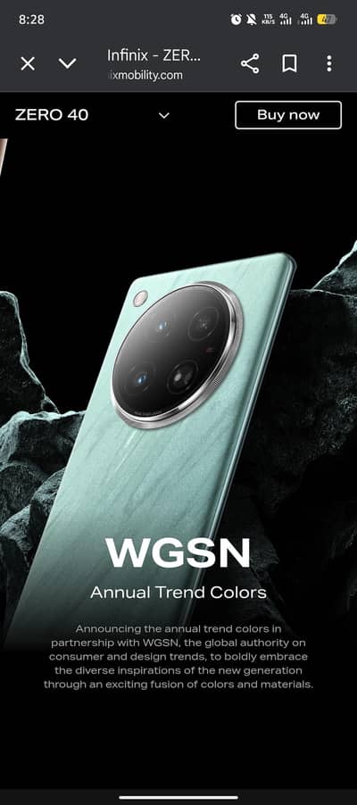 INFINIX ZERO 40 ⁴G FOR SALE ONLY OPEN BOX 7 DAY USED