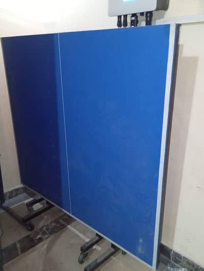 Folding Table Tennis Table with Wheels – New Condition