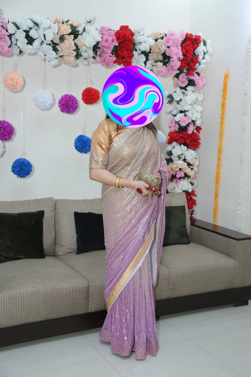 one time used saree 0