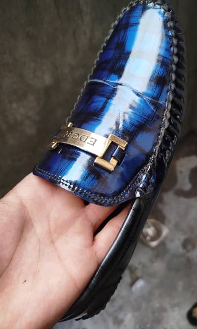Edge blue shine shoes Contact # 0324-1271232