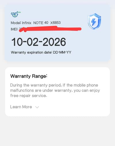 infinix note 40 8+8/256 gb