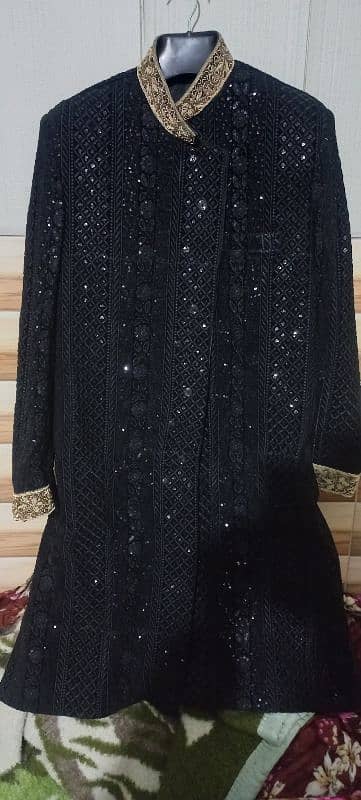 Black Sherwani