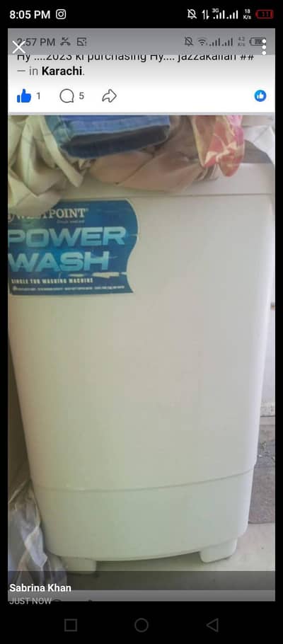 west point washing machine