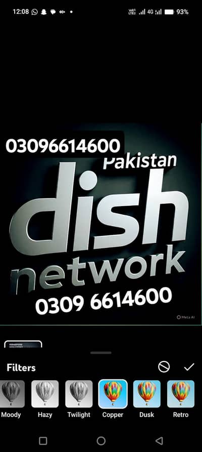 HD dish antenna sell service installation 03096614600
