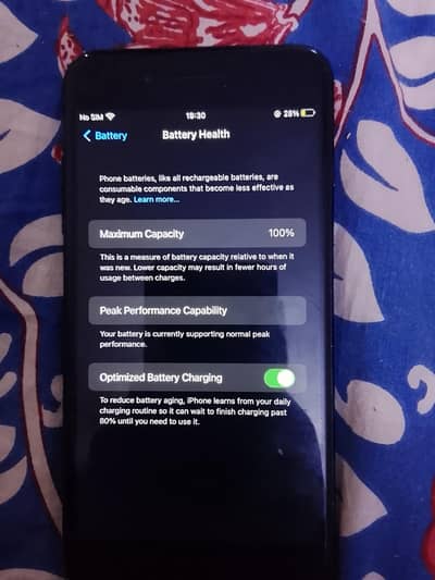 iPhone 7 + battery change Baki all okay hai