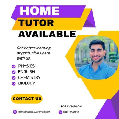 Experienced Home Tutor