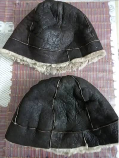 Leather Fur Cap